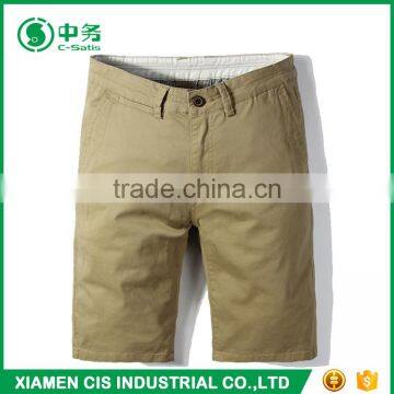 Fashion Style Multi Color 100 Cotton Summer Slim Fit Mens Chino Shorts photo-3