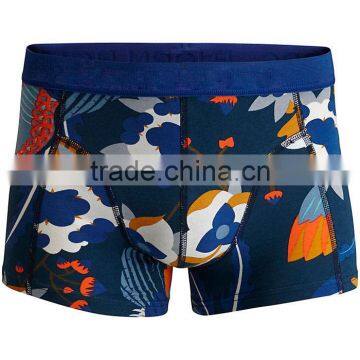 Jacquard Logo Outside Elastic Mens Boxer Shorts photo-6