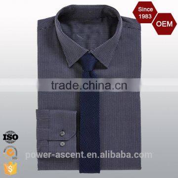 Top Quality Custom Design OEM Trim Fit Plain Shirts photo-4