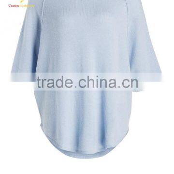 100% Cashmere Knitted Sweater Women Fashion Poncho