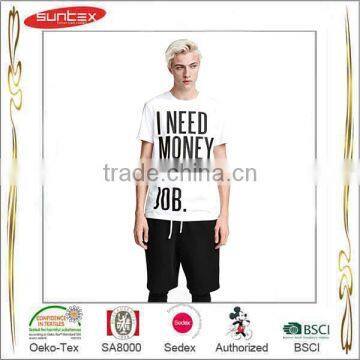 Wholesale Low Price High Quality blank cut and sew t-shirt