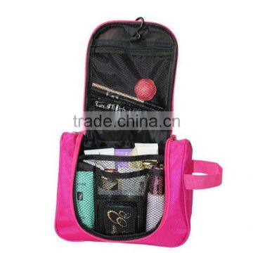 Small Professional Plain Travel Oxford Travel Makeup Organizer Custom Woman Hand Bag With Compartment photo-4