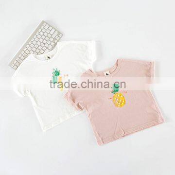 S17108A 2017 New Summer Clothes Girls T-shirt photo-3