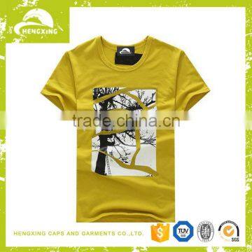 Hot sale printing soft cotton plain mens suit printed oem tshirt manufacturers