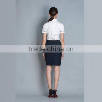 Elegant Good Quality Customize Airline Uniform Airline Stewardess photo-2