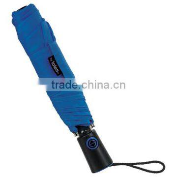 44" Totes 3 Section Auto Open/Close Folding Umbrella - Opens and Closes With the Press of a Button and Comes With Your Logo photo-2