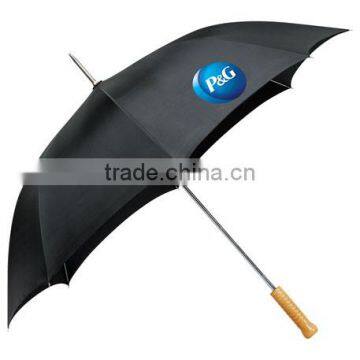 48" Universal Auto Open Umbrella - Umbrella Case Includes a Shoulder Strap, Large Wooden Handle and Comes With Your Logo photo-5