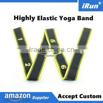 High Elasticated Embroidery Logo Yoga Loops Band Perfect for Upper Body, Lower Body, and Full Body Workouts