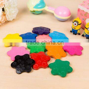 Creative 12 Color Children's Snowflake Shape Crayon Kids Educational Painting Toys photo-3