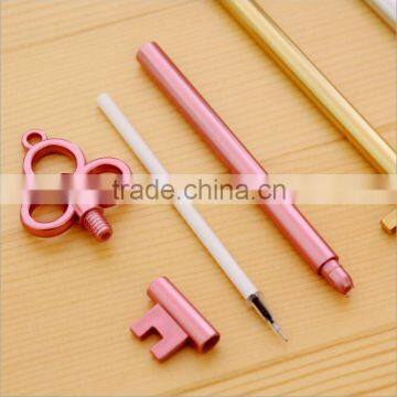 Cute Novel Cartoon KEY Shape Promotional Gel Pen for School Kids photo-2