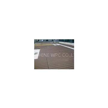 Waterproof WPC Decking Flooring for Gardens , Playground and Outdoor Decorative