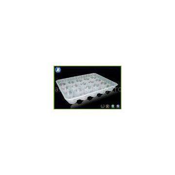 Pharmaceutical Blister Packaging Tray For Biscuit Macaroon , Soft Transparent PVC