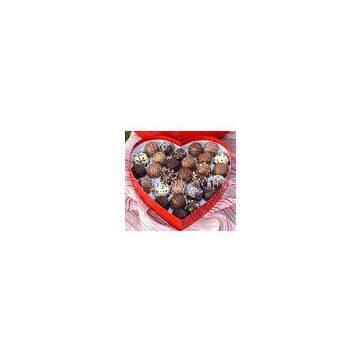 Gloss Laminaion Chocolate Food Cardboard Boxes Heart Shaped