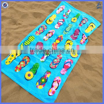 High quality custom made printed beach towel cotton print