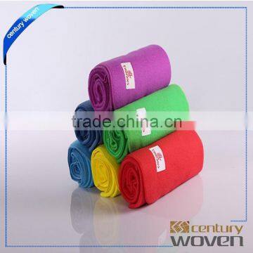 100% polyester micro polar fleece airline blanket