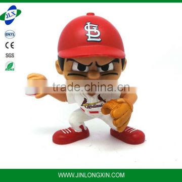 baseball players plastic toy