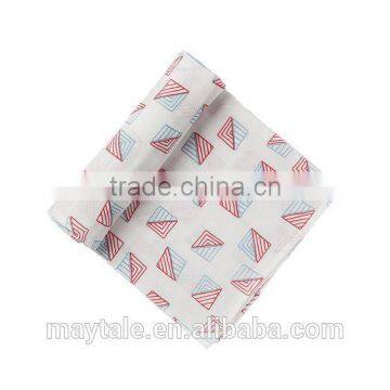 100% Organic Cotton Muslin Swaddle Blanket 47"x47" photo-5