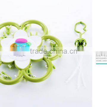 18 pegs plastic clothes hanger, clothes drying pegs