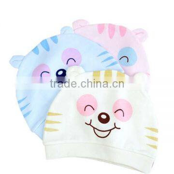 high quality cute cartoon cat knitted pure cotton baby beanie hat