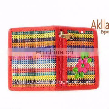 Card Holders of Woven Straw With Flower photo-5