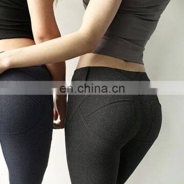 OEM Custom Polyester Active Wear Yoga Pants For Women