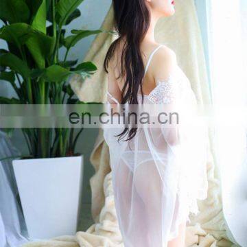 Bed Lover Lace Trim Babydoll Thong