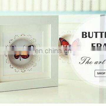 The Art Of Living Home Decoration Birdthday Party Gifts 3D Butterfly Wooden Photo Frame