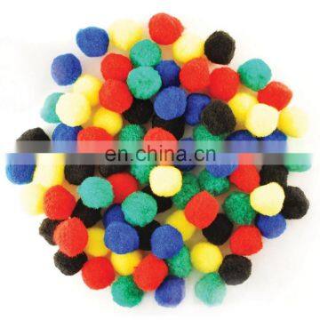 DIY Craft Making Assorted Pom Poms