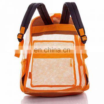 Large Clear Custom Mesh Backpack For Kids Men Women