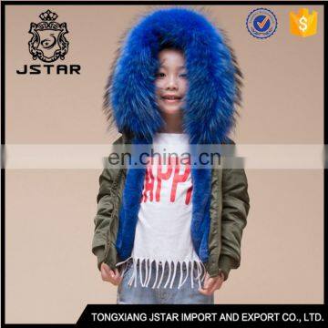 Mediocre Fur Parka Bomber Jackets For Kids