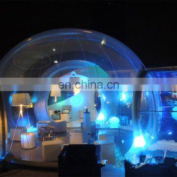 0.8mm pvc Clear Bubble Party Event Tent inflatable advertising inflatable bubble camping tent