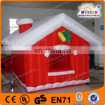 fashion infatable christmas red room for decoration or promotion