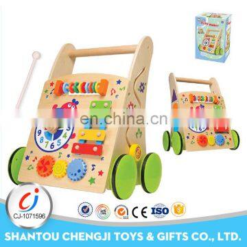 China manufacture wood calendar baby wooden cart kids