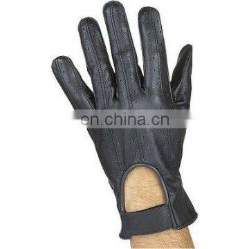 HMB-2091A LEATHER BIKER GLOVES SUMMER PERFURATED GLOVES