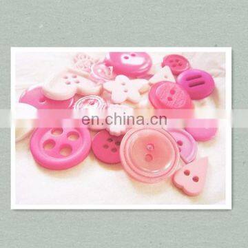 14mm Natural Flower Shape Wooden Coat Sewing Button /Brass Magnet Button For Leather Bags photo-3
