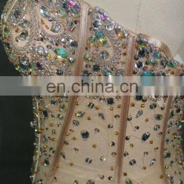 2014 Factory Directly Supply Sexy High Grade Luxury Formal Beaded Evening Dress photo-5