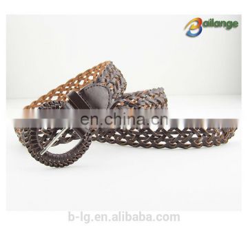 Wholesale fancy wide belts new model belt flat buckle belt for dress