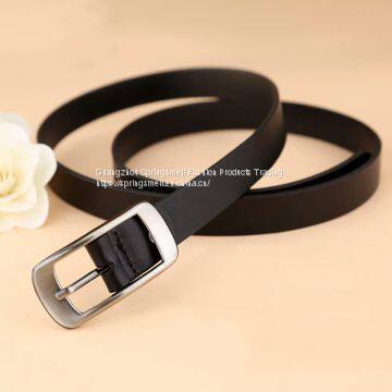 Wholesale Pin Buckle Lady Belts Fashionable Genuine?Cow?Leather Women Belt