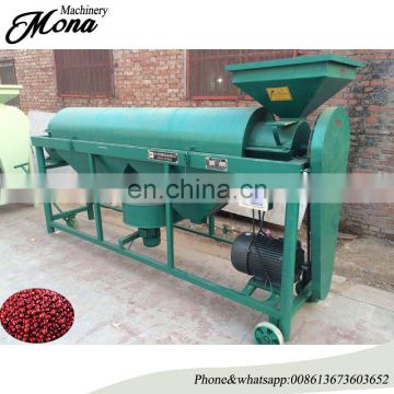 Mobile beans/ lentils/oats/grain polishing machine with high clearance rate