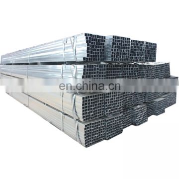 pre galvanized tube welded construction gi square steel pipe tub