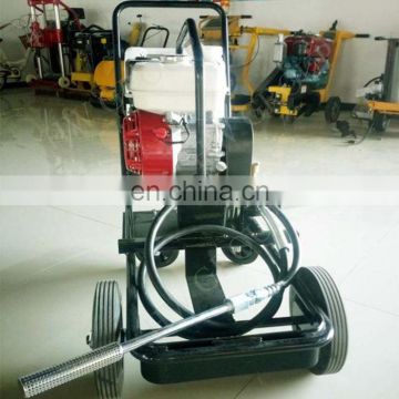 Small gasoline Asphalt paver spreader walking behind spreading machine