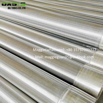 0.7mm SS304 316 Wedge Wire Johnson Screen Covers Water Well Screens for Water Solid-liquid Separation