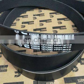 4320330 10pk2662 Cummins engine ISZ QSZ13 Fan Drive V Ribbed Belt