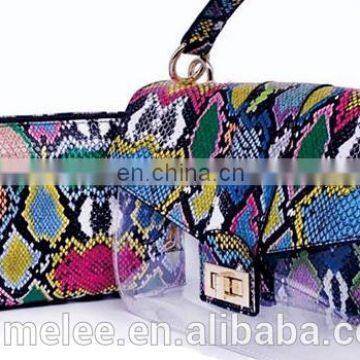 new fashion ladies snake print shoulder purses handbags new design crossbody bags