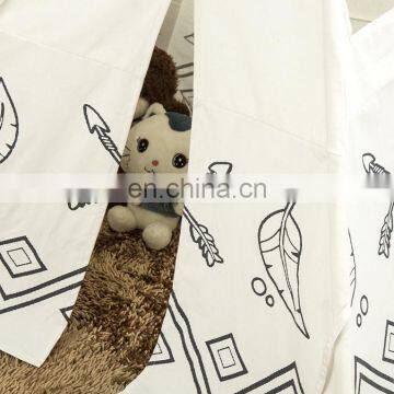 Kid's Foldable Teepee Play Tent Indoor&Outdoor Children Tent Indian Tent for Kids photo-6