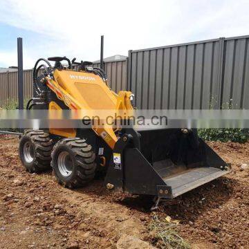 Walk Behind Skid Steer Loader Mini Loader Skid Steer With Lawn Aerator Attachments photo-4