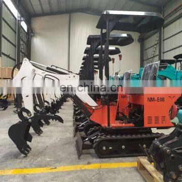 Free Shipping 800KG Hydraulic Mini Crawler Excavator With Canopy On Selling photo-6