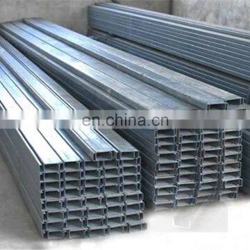 High Quality Q355B 100x48 Sizes Steel u Channel Profile for Ceiling System