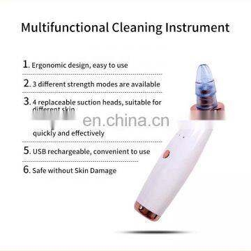 2020 Cheapest Skin Care Electric Nose Pore Vacuum Blackhead Remover Tool Kit photo-3
