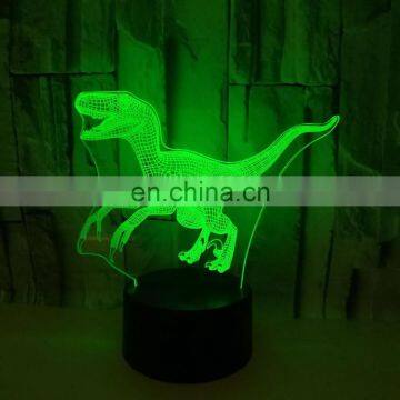 New Dinosaur 3d Lamp With Touch Led Visual Table Moderne Desk Lamp Gift Decoration Atmosphere 3d Small Table Lamps
